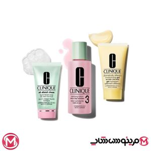 ست مراقبت از پوست مدل Skin School مناسب پوست مختلط تا چرب کلینیک