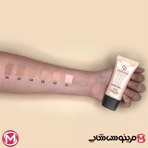 بی بی کرم SPF 25 رنگ 01 روشن گلدن رز حجم 30میل