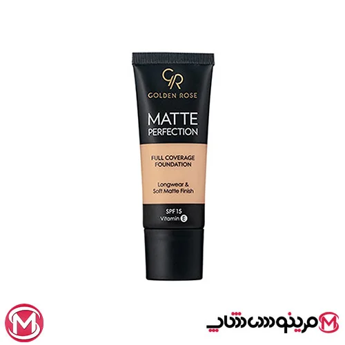 کرم پودر تیوپی گلدن رز مدل MATTE PERFECTION کد N2