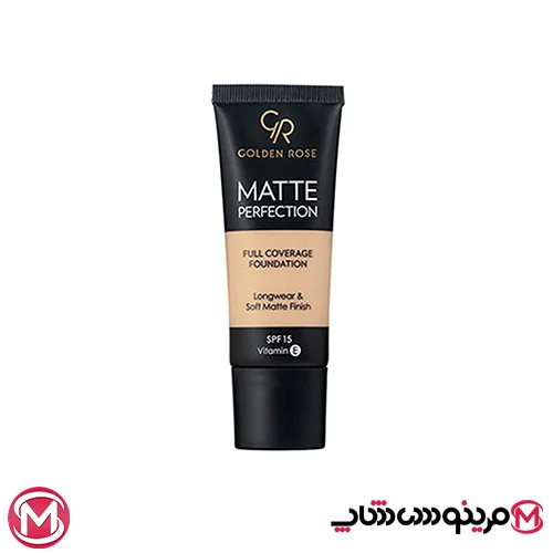 کرم پودر تیوپی گلدن رز مدل MATTE PERFECTION کد N3