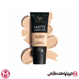 کرم پودر تیوپی گلدن رز مدل MATTE PERFECTION کد C1