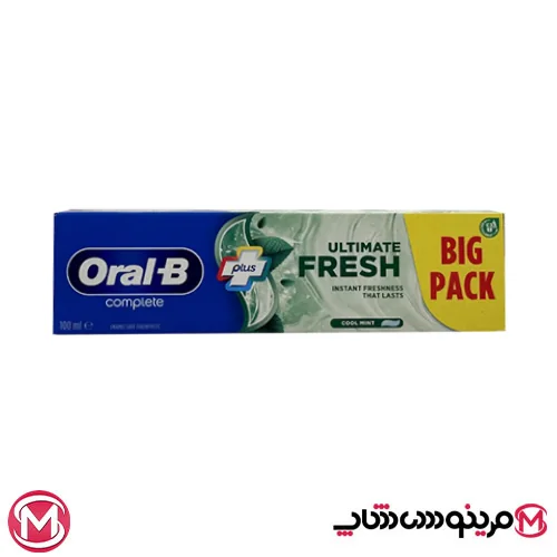 خمیر دندان خنک کننده اورال بی سایز آوانتاژ حجم ۱۲۵میل مدل COMPLETE ULTIMATE FRESH