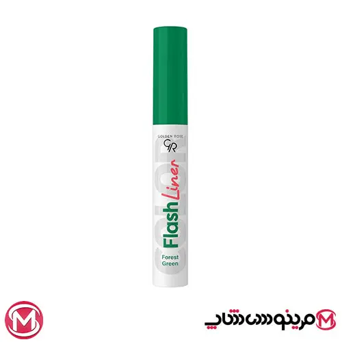 خط چشم رنگی فلش گلدن رز مدل Forest Green شماره 102